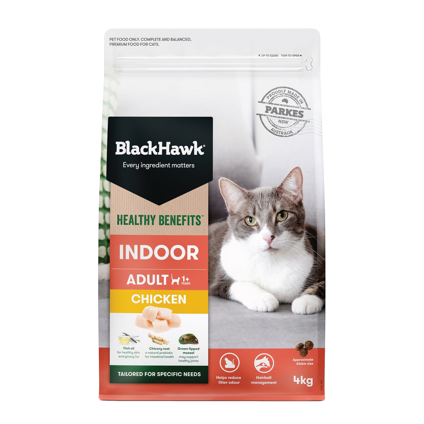 Black Hawk Healthy Benefits Indoor Chicken Dry Cat Food