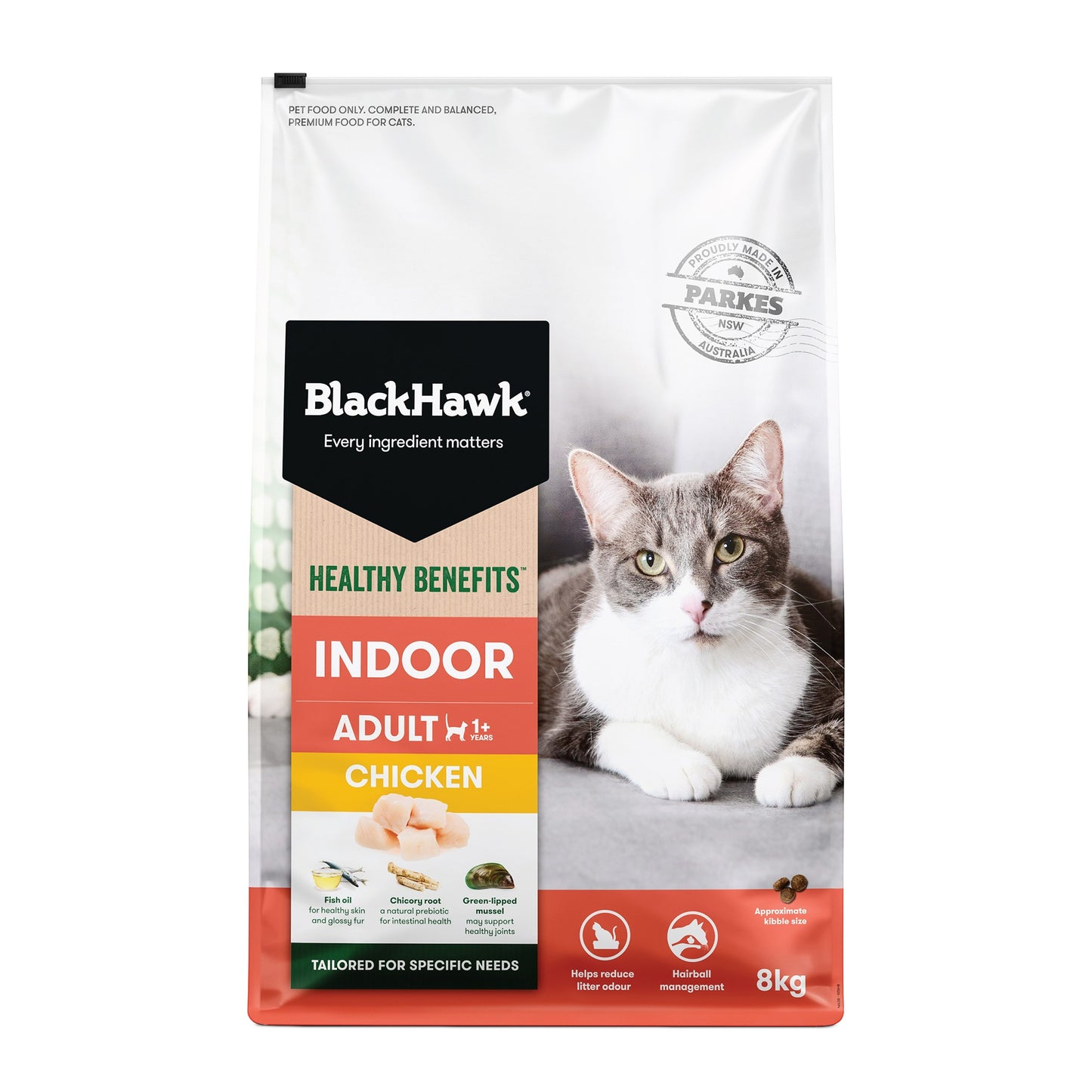 Black Hawk Healthy Benefits Indoor Chicken Dry Cat Food