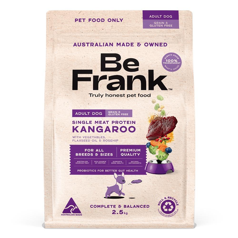 Be Frank Grain Free Kangaroo Single Protein Dry Dog Food