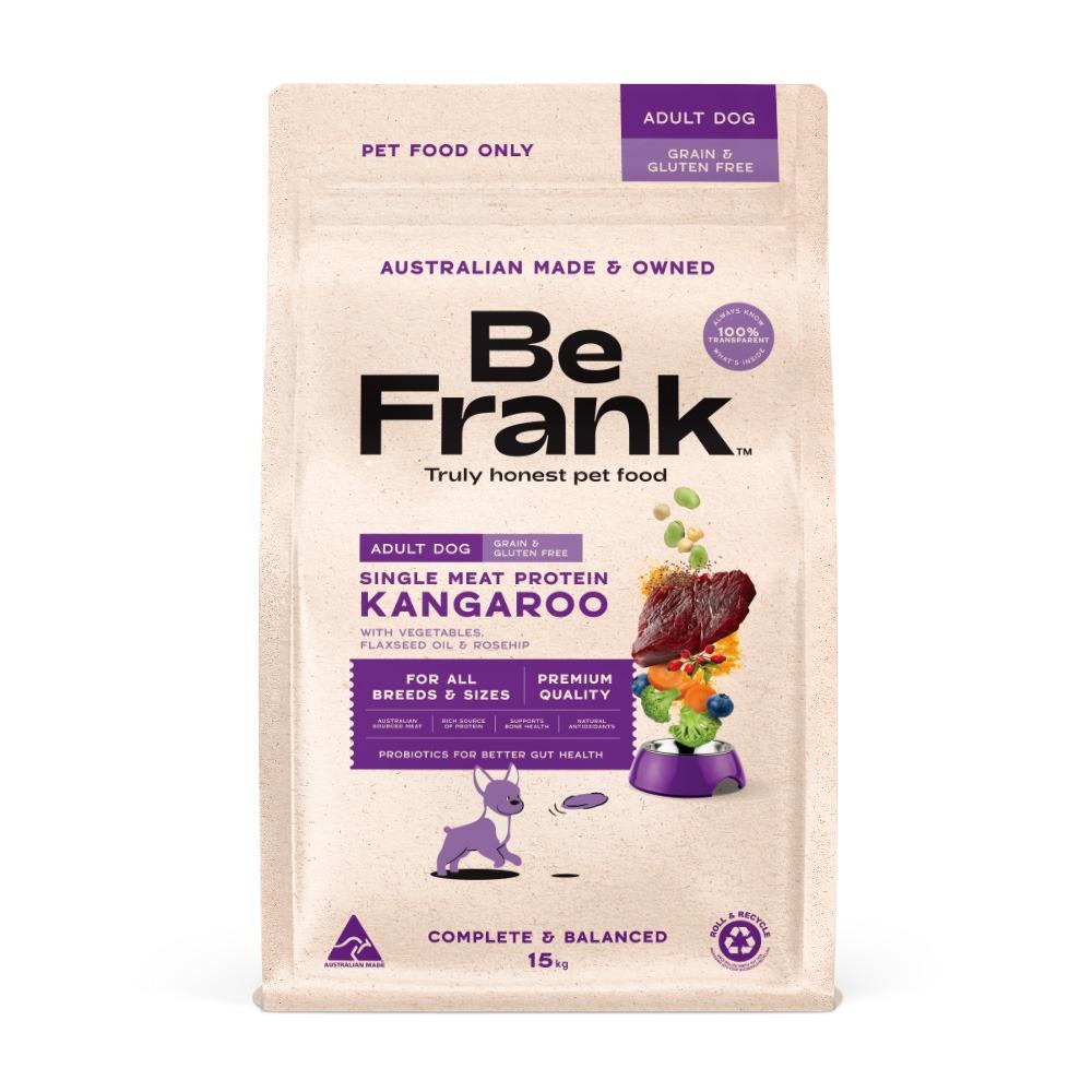 Be Frank Grain Free Kangaroo Single Protein Dry Dog Food