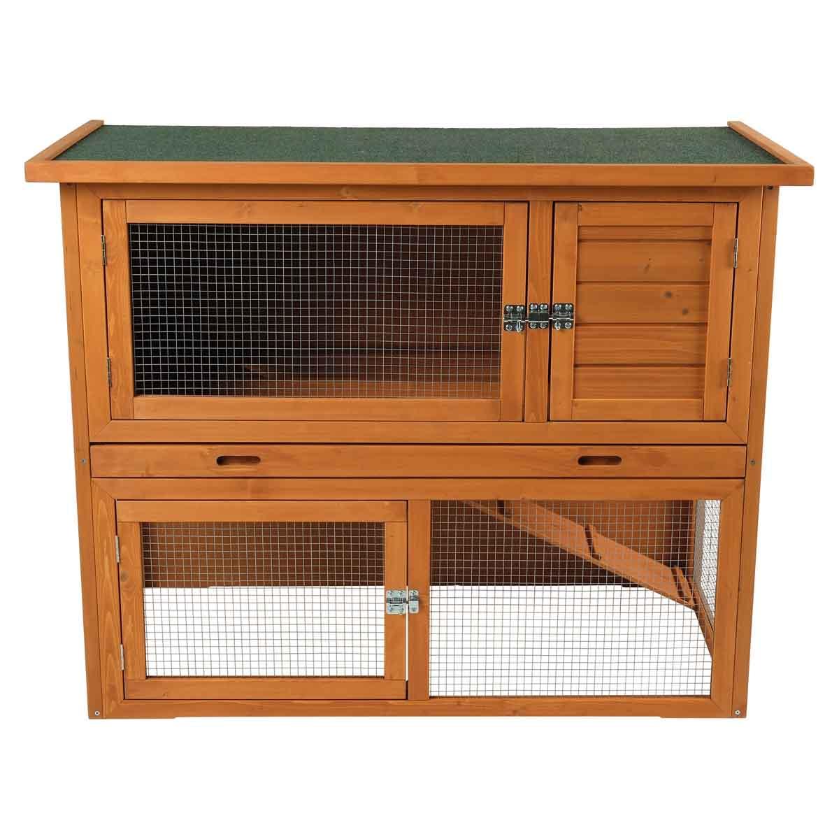 Lexi & Me Two Storey Outdoor Hutch Natural