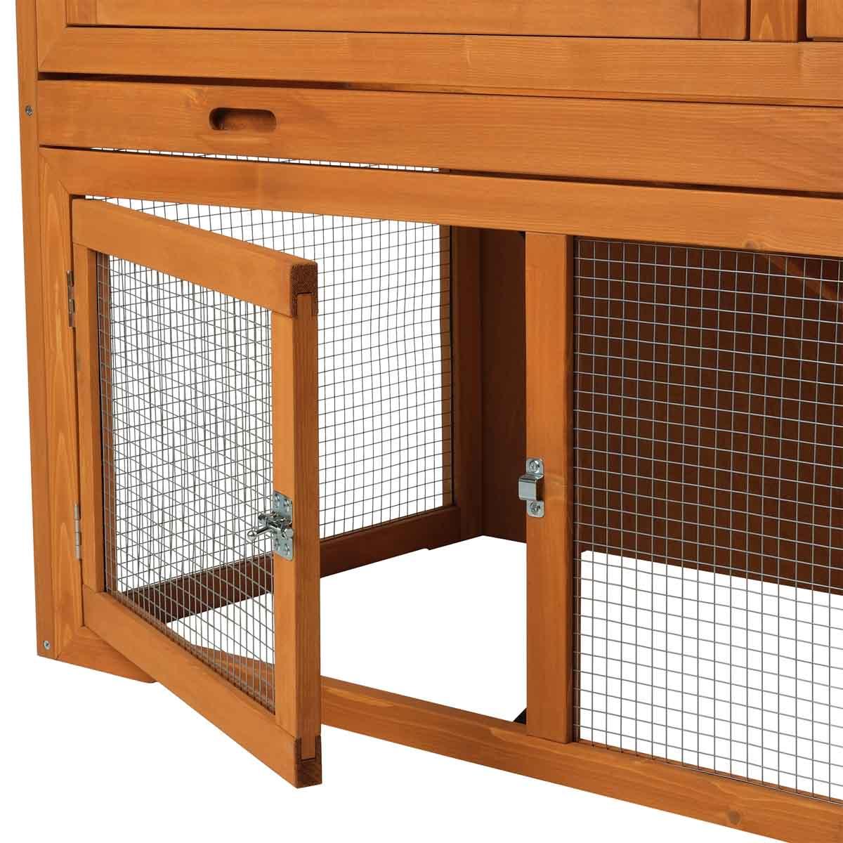 Lexi & Me Two Storey Outdoor Hutch Natural