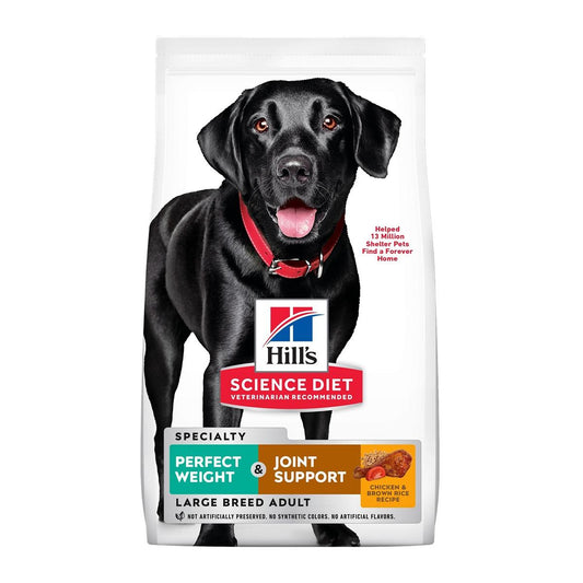 Hill's Science Diet Adult Perfect Weight + Joint Support Large Breed Dry Dog Food 11.34kg