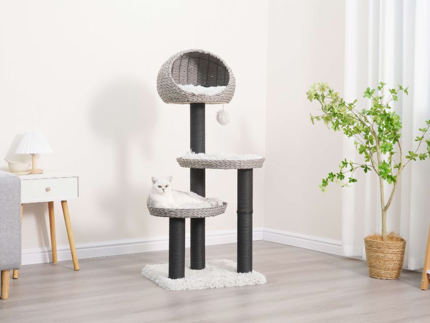 Pet Pals Woven 3 Level Cat Scratch Post