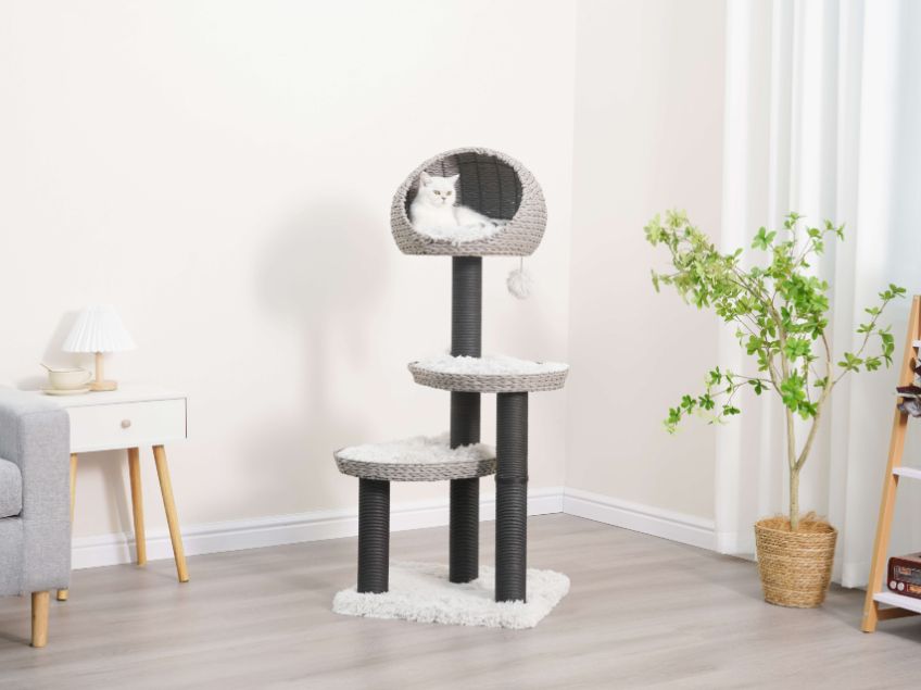 Pet Pals Woven 3 Level Cat Scratch Post