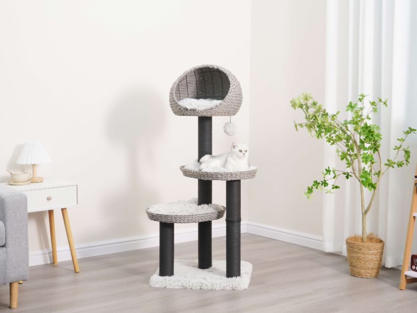 Pet Pals Woven 3 Level Cat Scratch Post