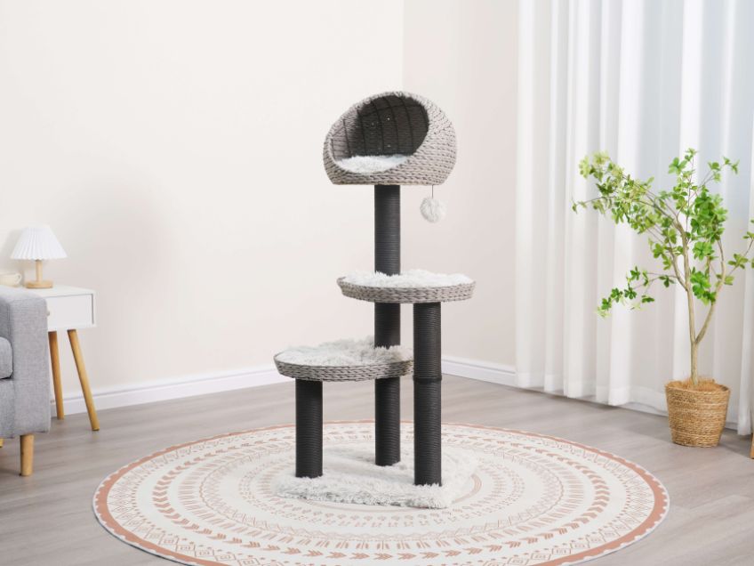 Pet Pals Woven 3 Level Cat Scratch Post