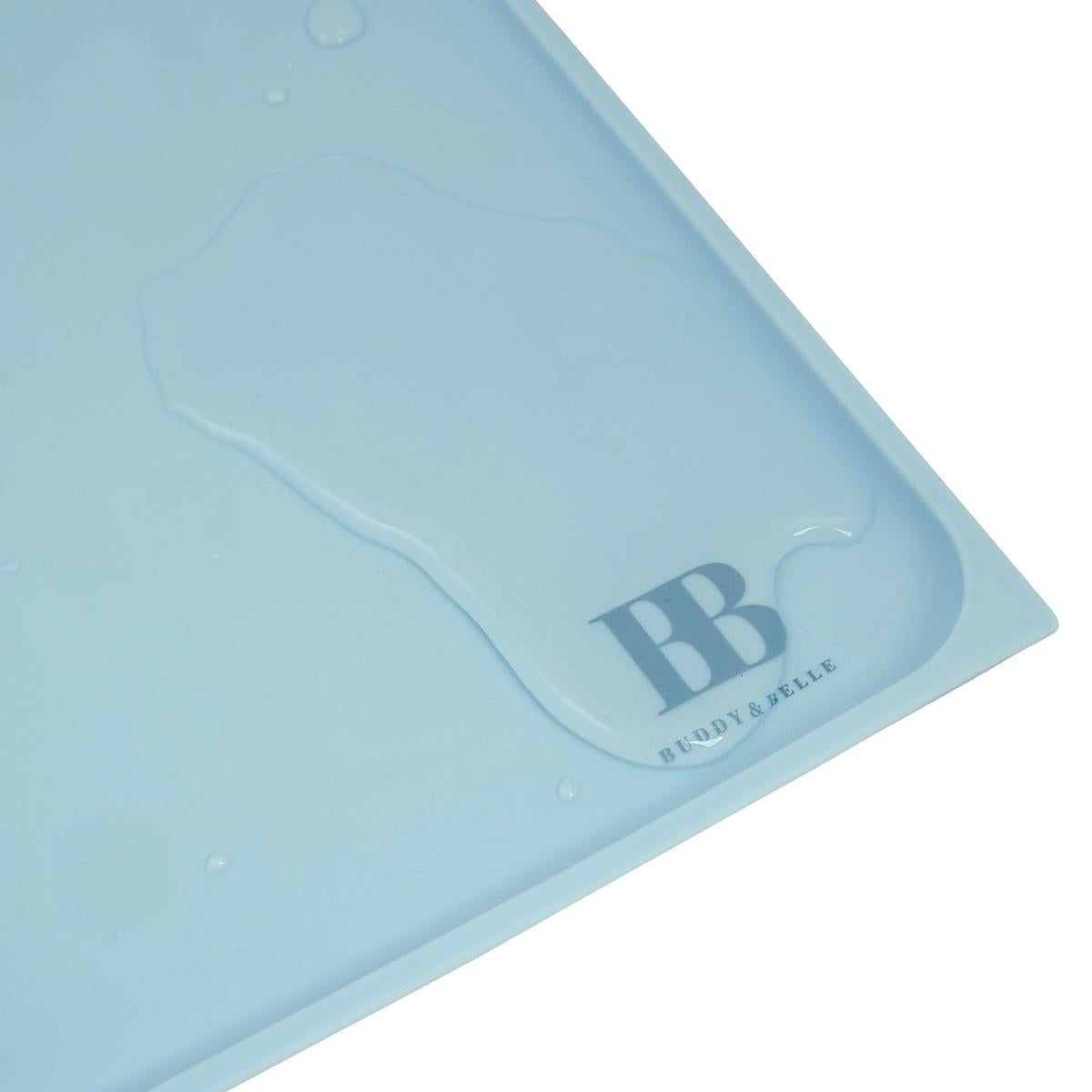 Buddy & Belle Silicone Feeding Mat Sea Blue