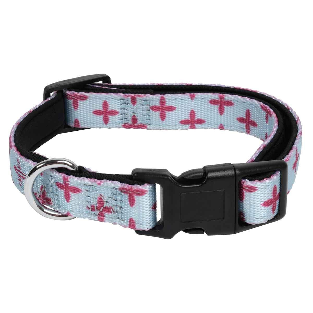 Lexi & Me Dog Collar Marine Cross