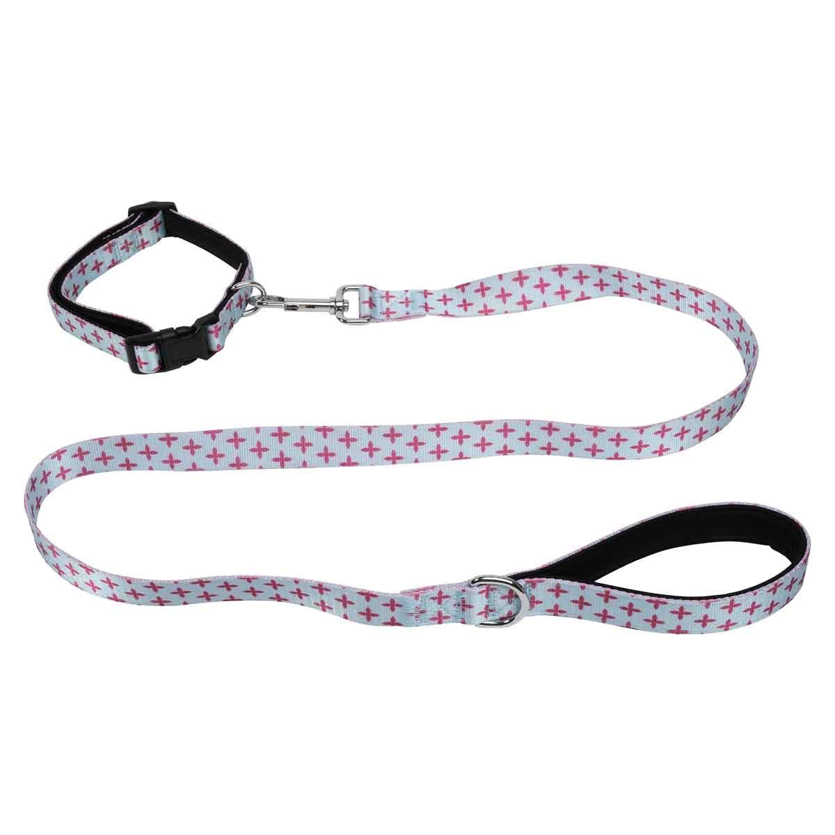 Lexi & Me Dog Lead Marine Cross