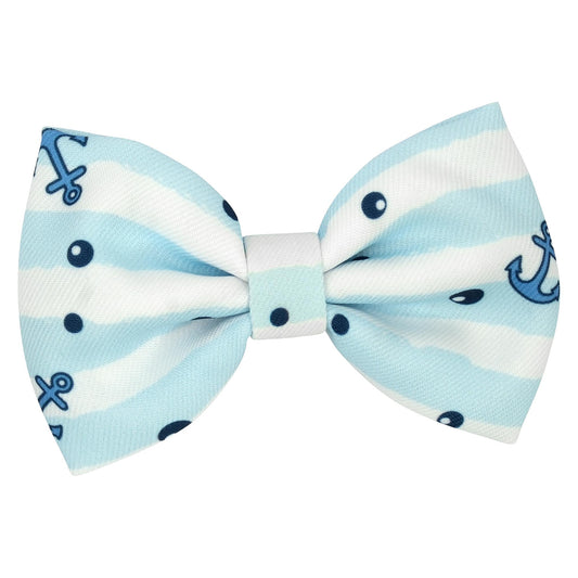 Lexi & Me Dog Bow Tie Marine Anchor