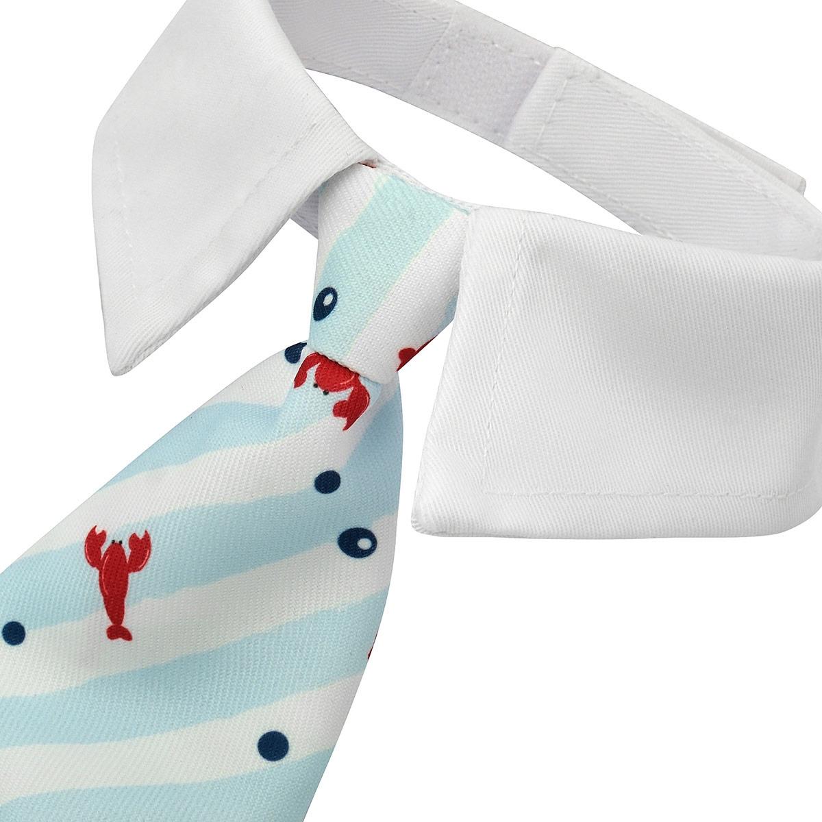 Lexi & Me Dog Neck Tie Marine Lobster