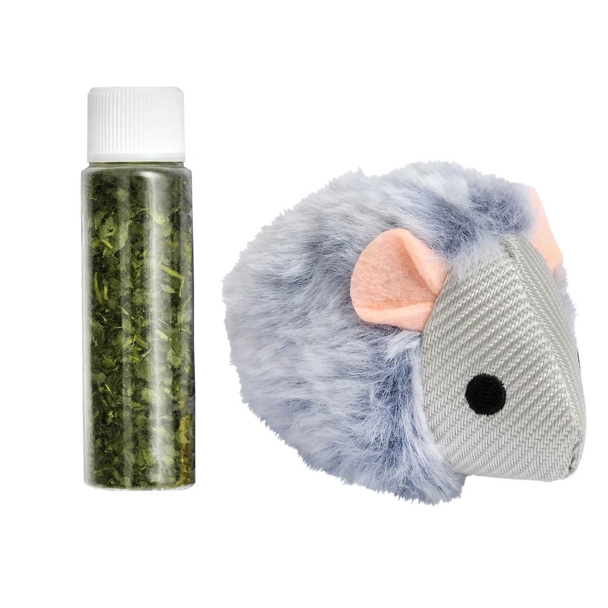 Lexi & Me Cat Plush Toy Mouse with Catnip