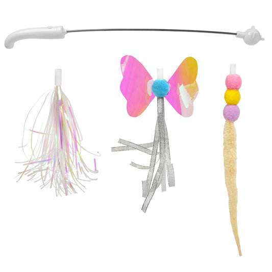 Lexi & Me 3 in 1 Rotating Cat Teaser Wand