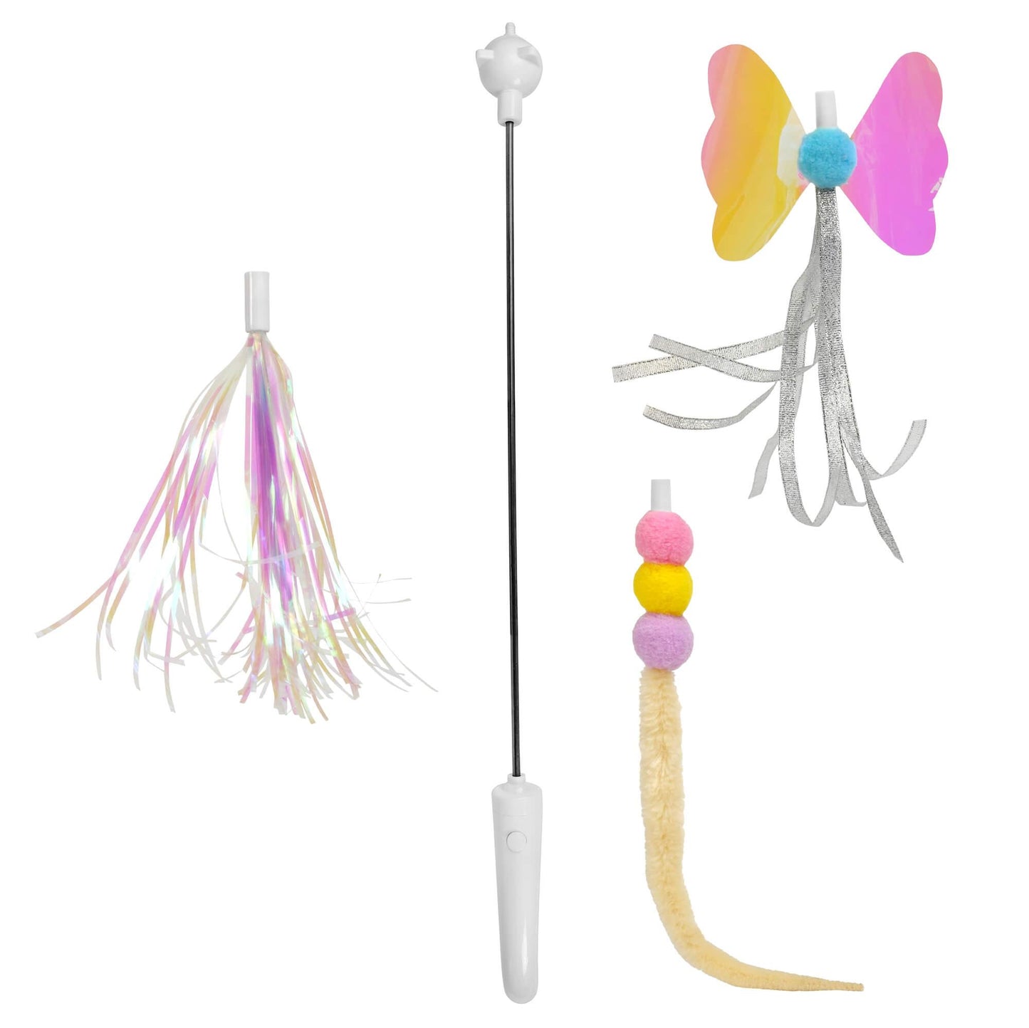 Lexi & Me 3 in 1 Rotating Cat Teaser Wand