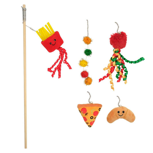 Lexi & Me 5 in 1 Teaser Wand Cat Toy Food