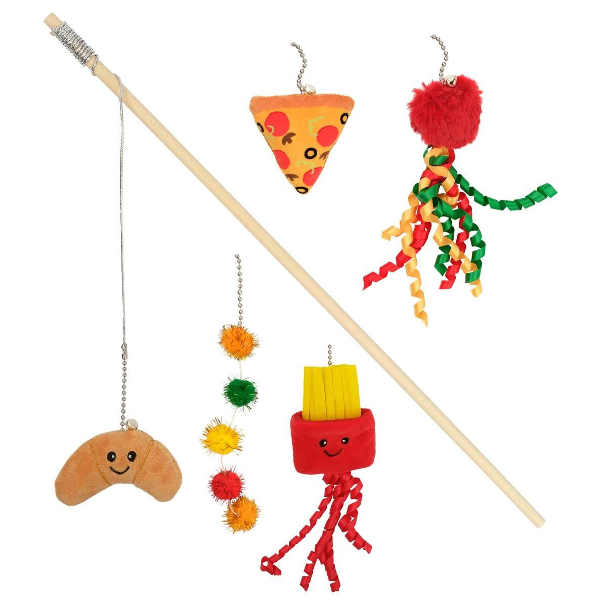 Lexi & Me 5 in 1 Teaser Wand Cat Toy Food