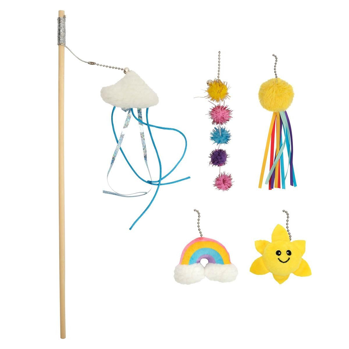 Lexi & Me 5 in 1 Teaser Wand Cat Toy Weather