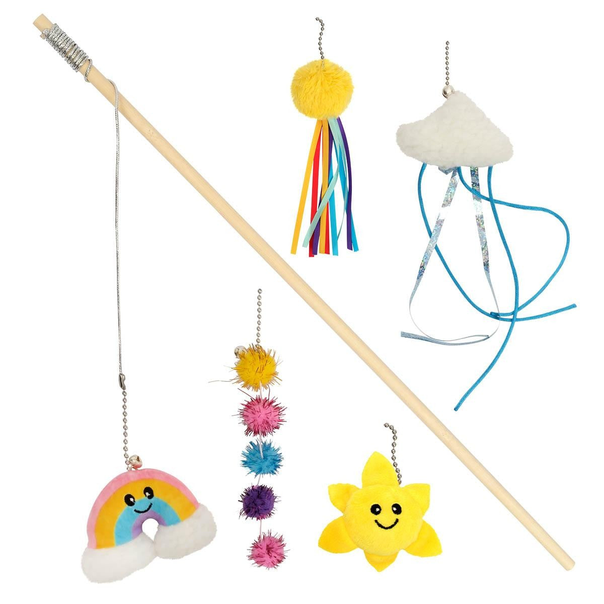 Lexi & Me 5 in 1 Teaser Wand Cat Toy Weather