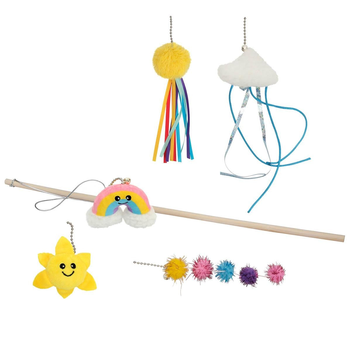 Lexi & Me 5 in 1 Teaser Wand Cat Toy Weather