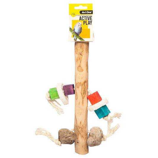 Avi One Wooden Play Perch Bird Toy 17cm