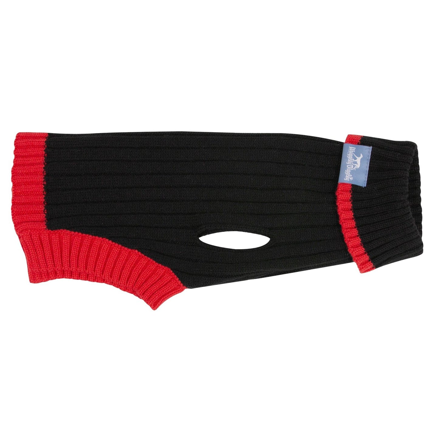 Wriggley Diggley Dog Knitwear Black Raspberry