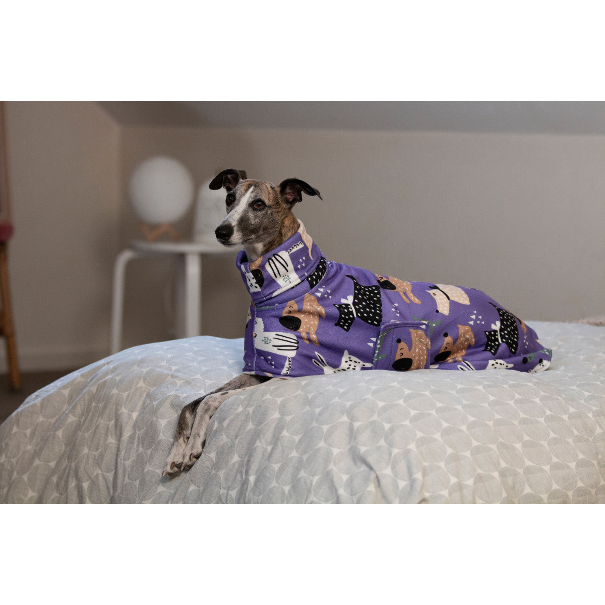 Wriggley Diggley Homebody Dog Snug Royal Purple