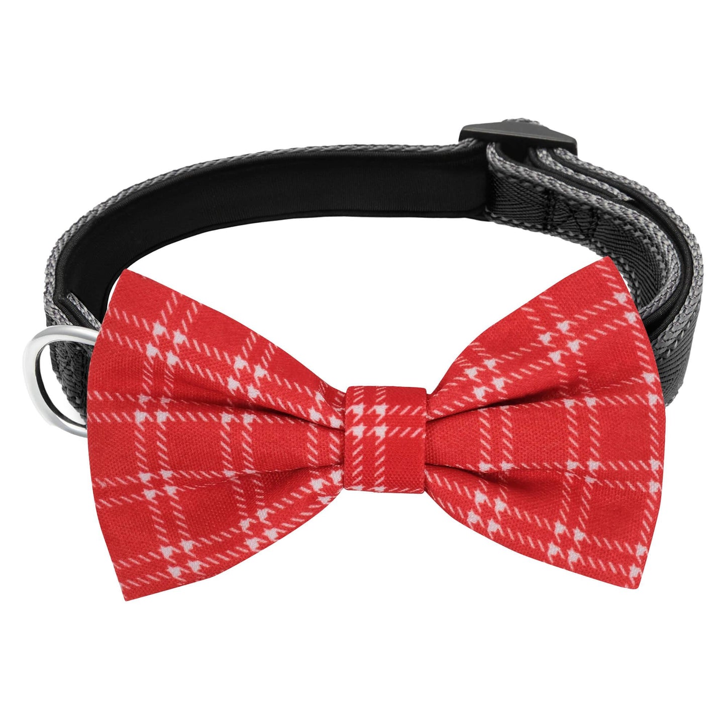 Petstock Christmas Pet Bow Tie Red Check