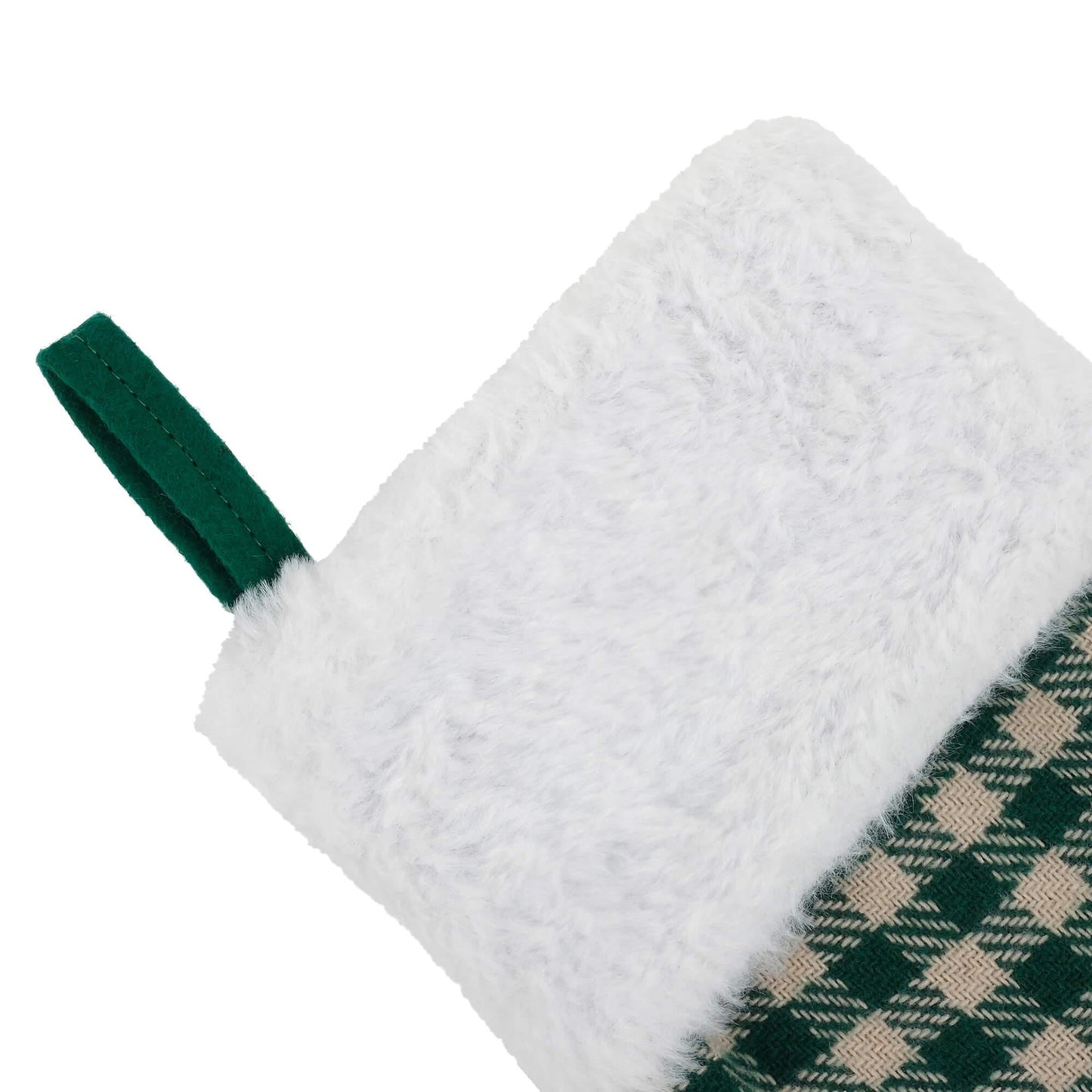 Petstock Foundation Christmas Paw Stocking Green Check