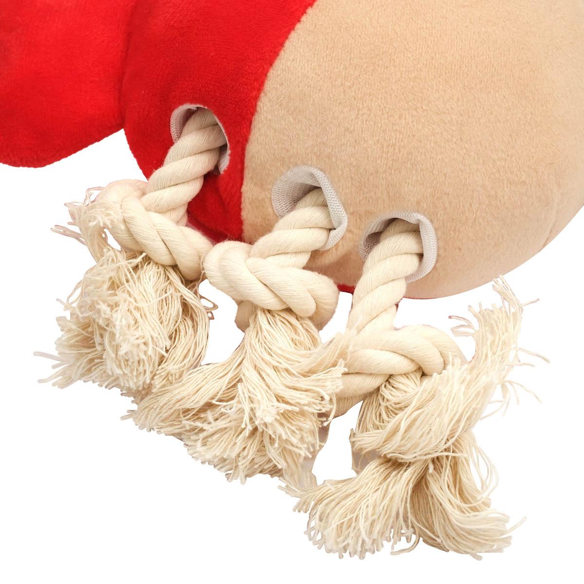 Lexi & Me Plush/Rope Dog Toy Crab