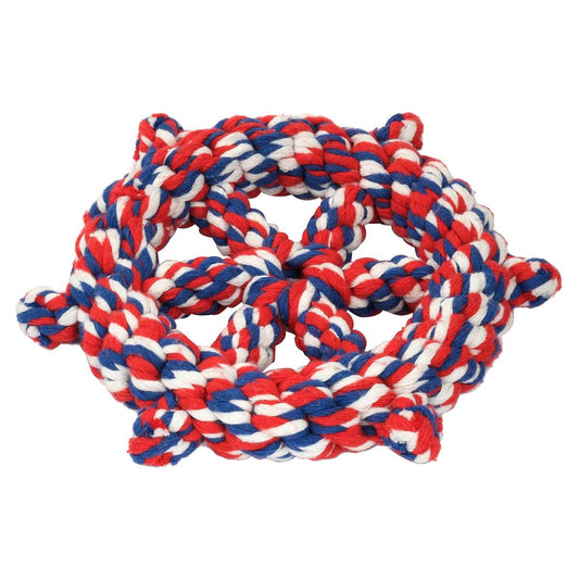 Lexi & Me Rope Dog Toy Wheel