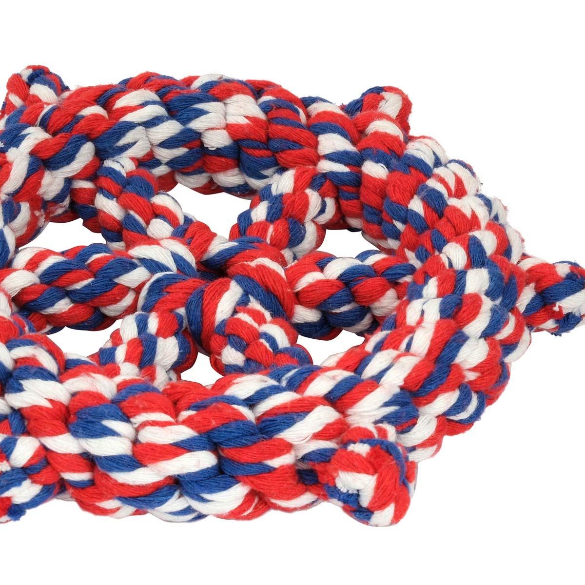 Lexi & Me Rope Dog Toy Wheel