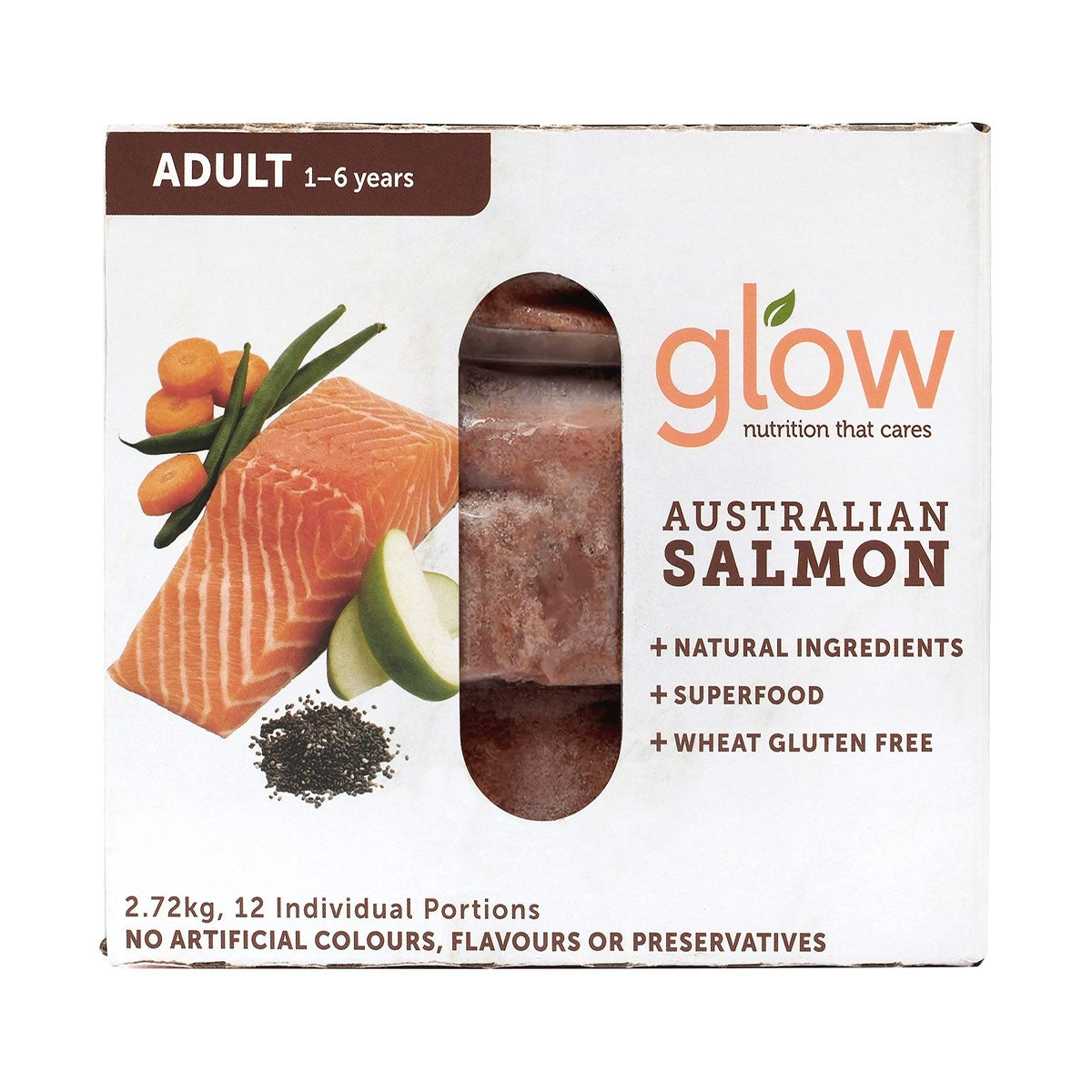 Glow Adult Australian Salmon Raw Dog Food 2.72kg