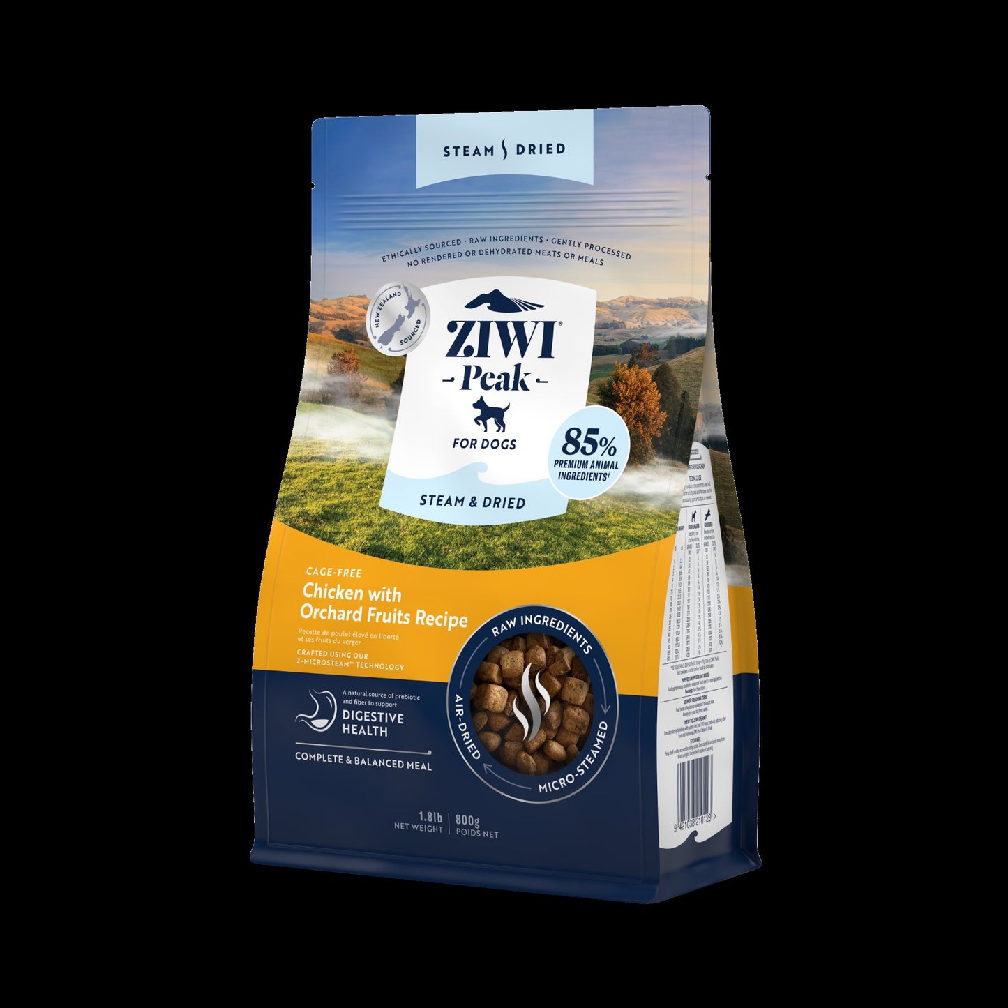 Ziwi Peak Steam & Dried Cage-free Chicken with Orchard Fruits Dry Dog Food