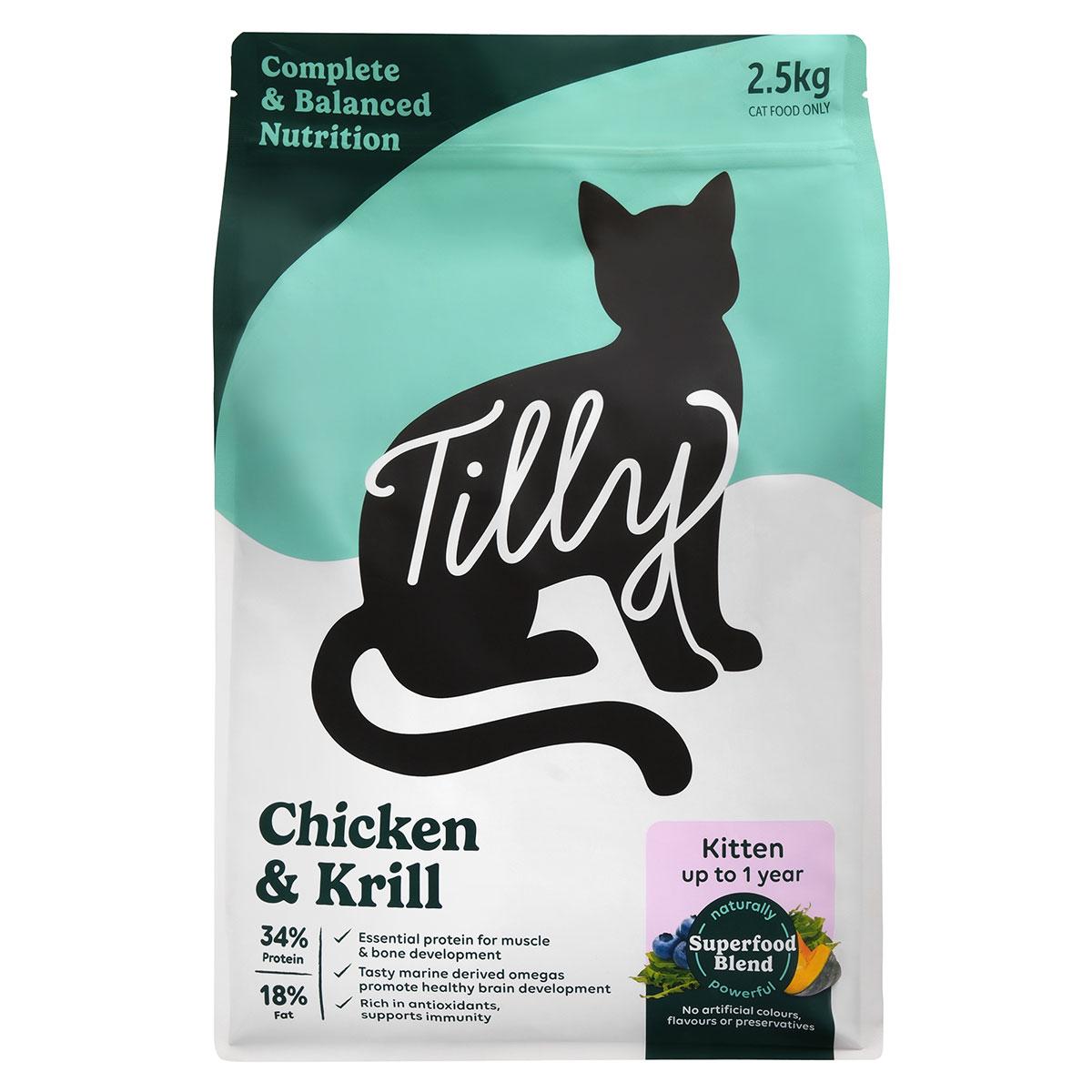 Tilly Kitten Chicken & Krill Dry Cat Food