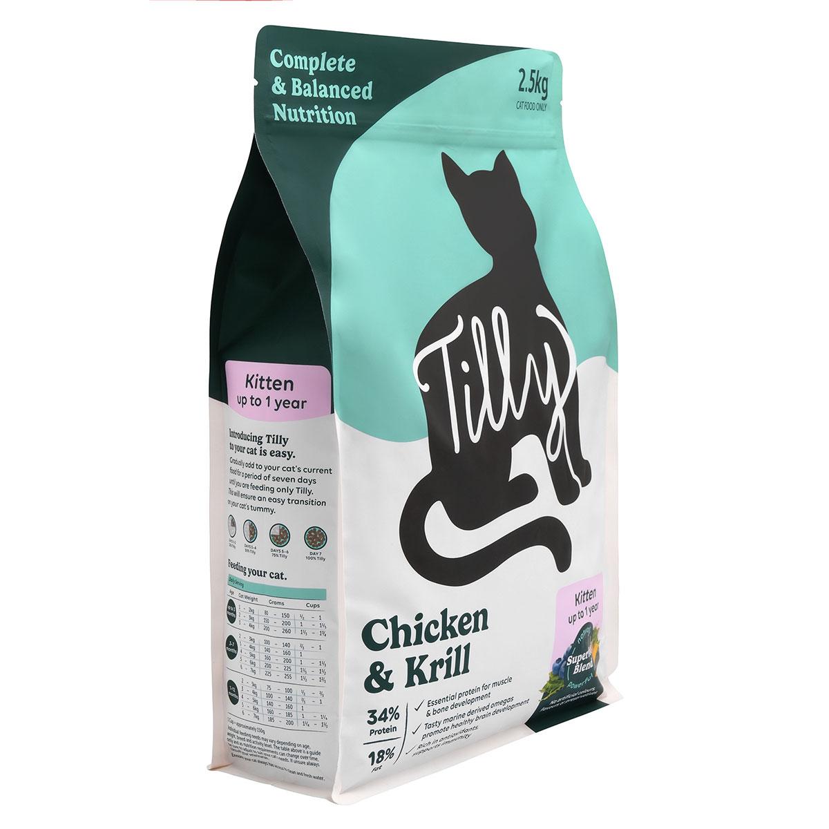 Tilly Kitten Chicken & Krill Dry Cat Food