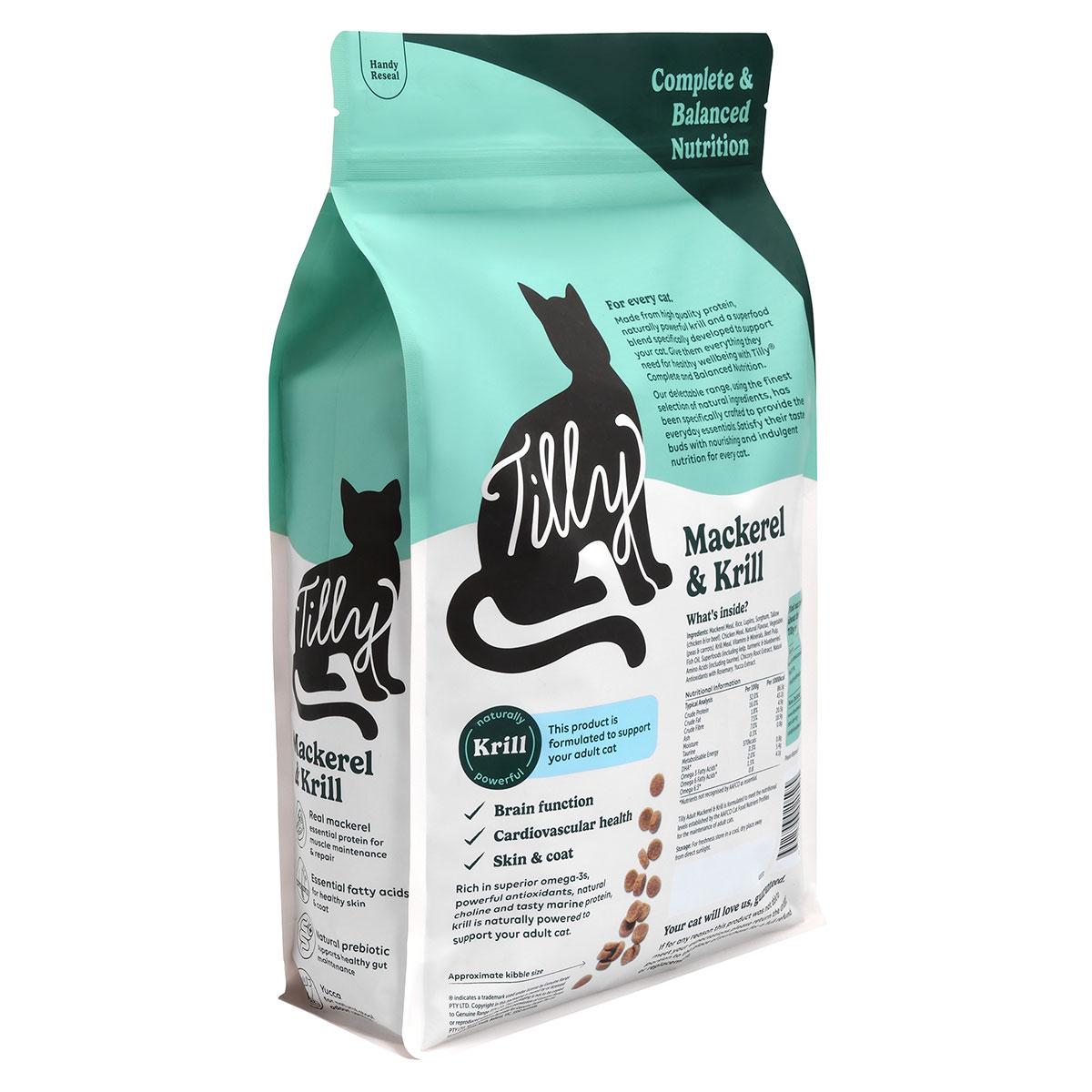 Tilly Adult Mackerel & Krill Dry Cat Food