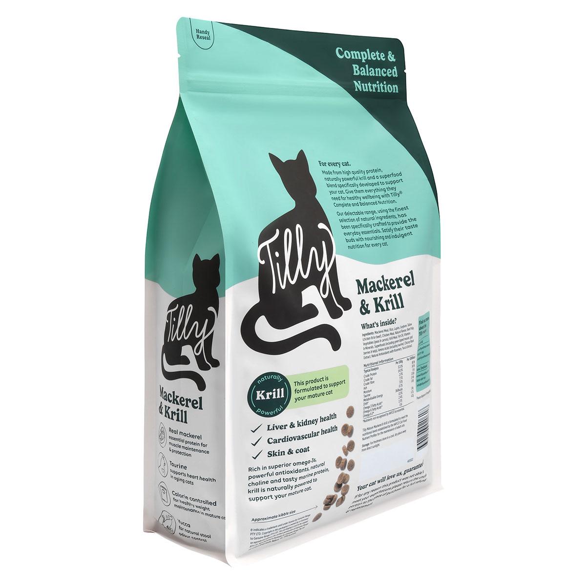 Tilly Mature Mackerel & Krill Dry Cat Food