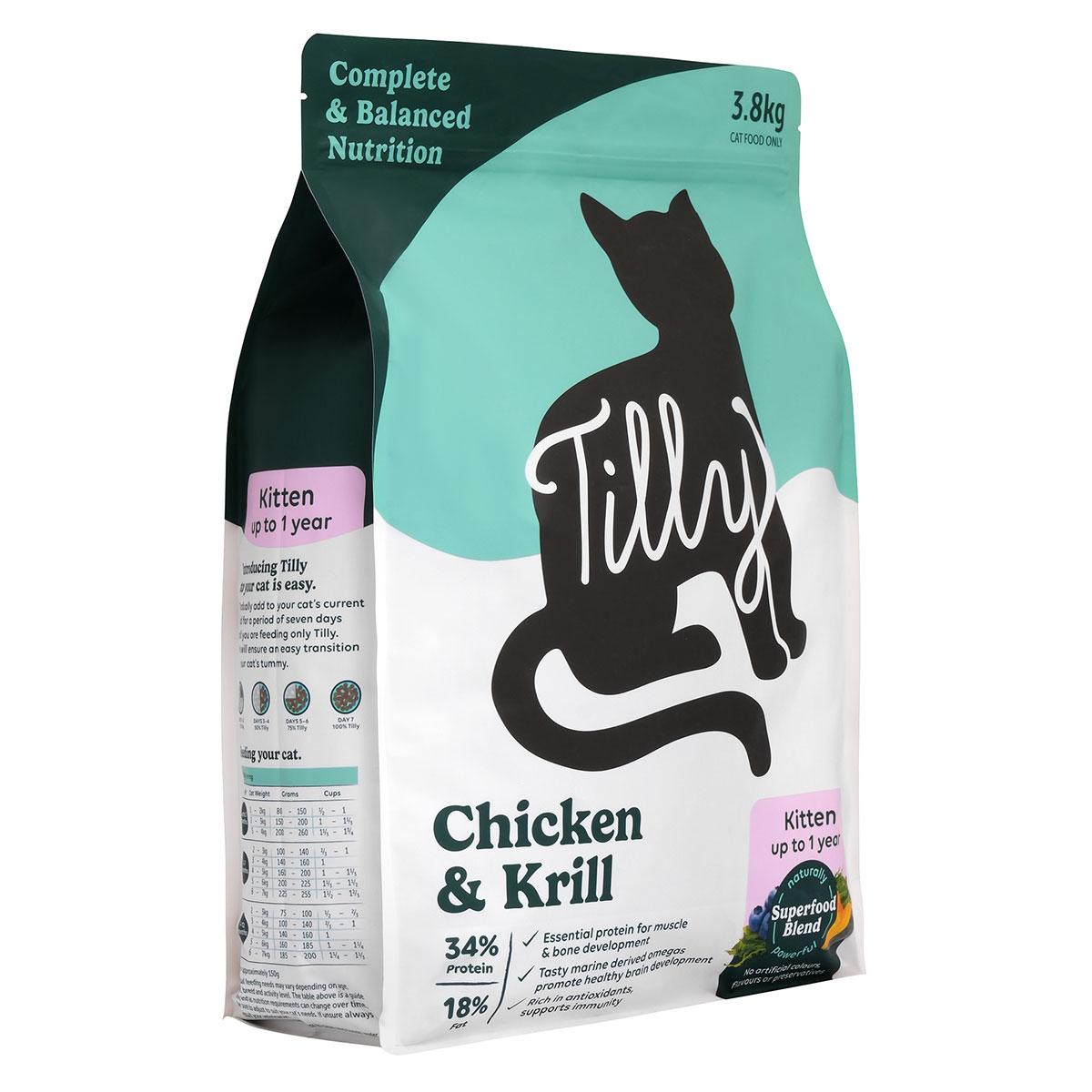 Tilly Kitten Chicken & Krill Dry Cat Food