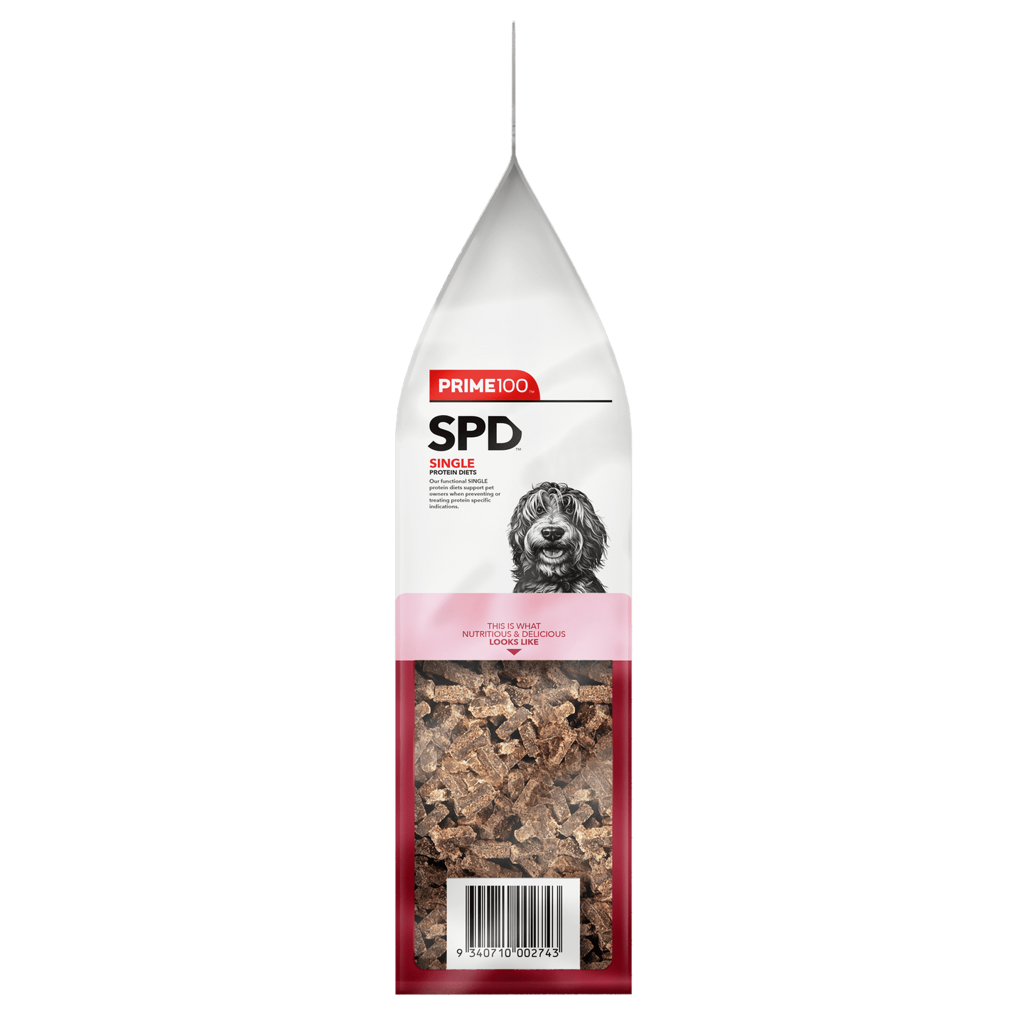 Prime100 SPD Air Dried Beef & Carrot Dry Dog Food