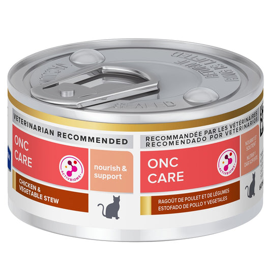 Hill's Prescription Diet ONC Care Chicken & Vegetable Stew Wet Cat Food 82g