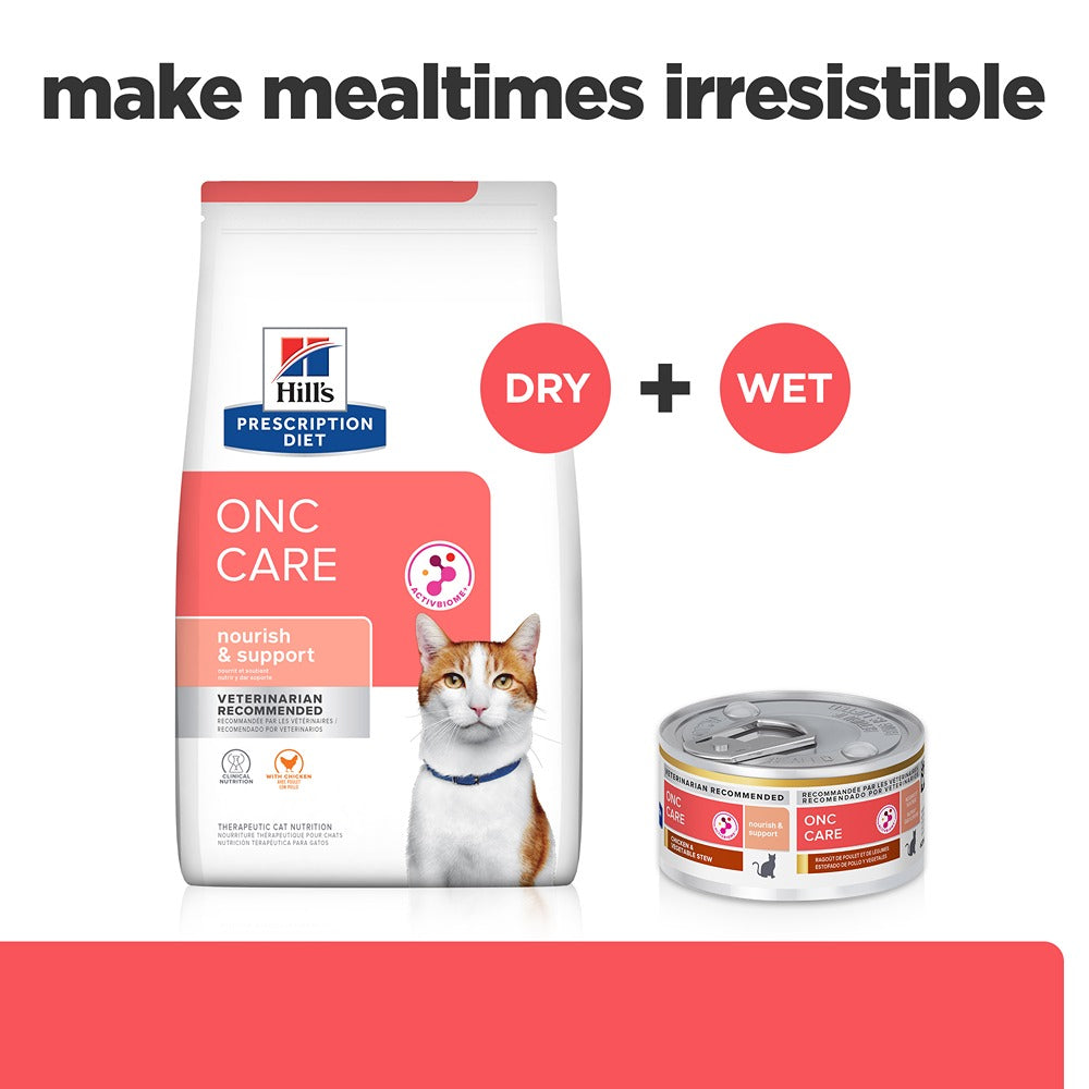 Hill's Prescription Diet ONC Care Chicken & Vegetable Stew Wet Cat Food 82g