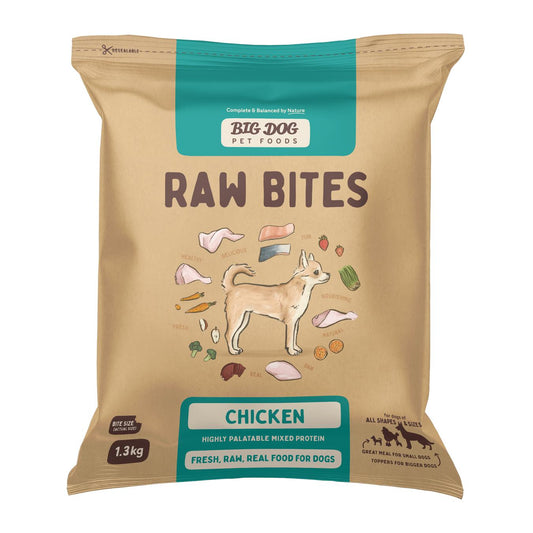 Big Dog Chicken Raw Bites Dog Meal