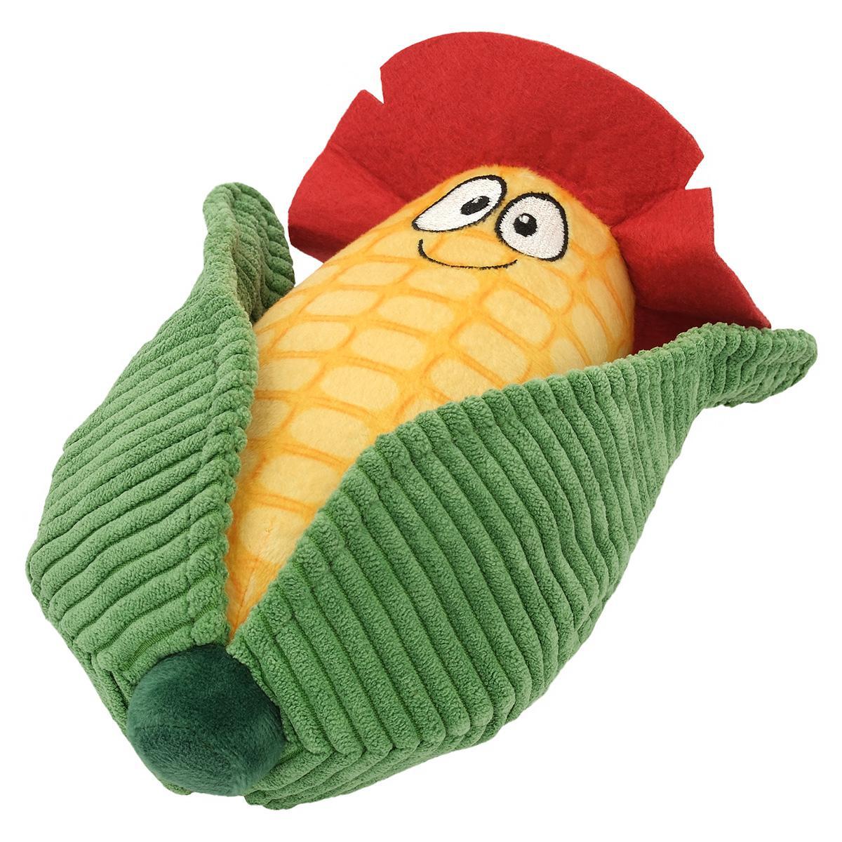 Farm Corn Plush Dog Toy