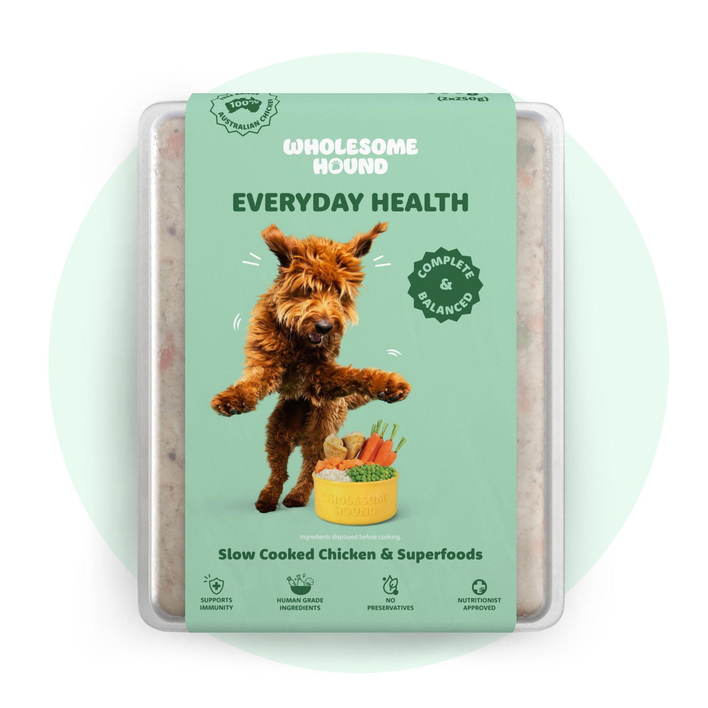 Wholesome Hound Slow Cooked Chicken & Superfoods Everyday Health Dog Food