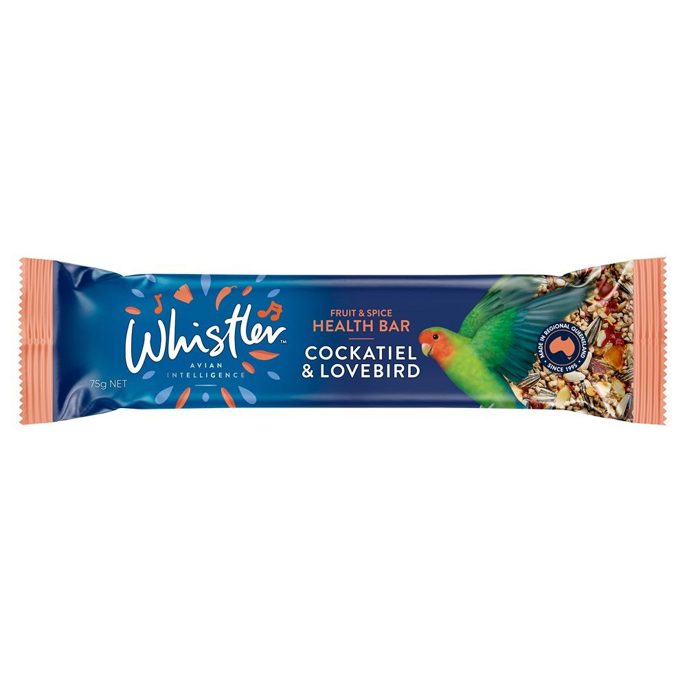 Whistler Cockatiel & Lovebird Fruit & Spice Health Bar 85g