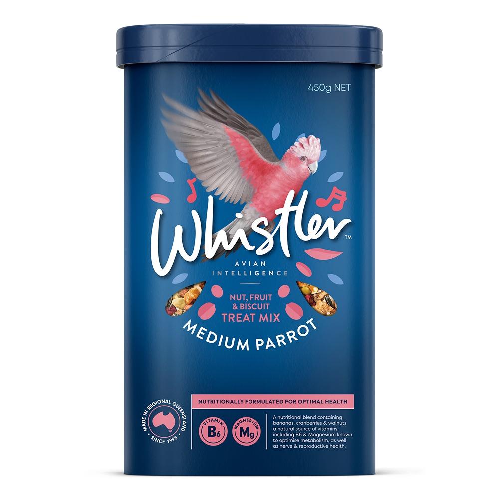 Whistler Medium Parrot Nuts, Fruits, Vegetables & Biscuit Treat Mix 450g