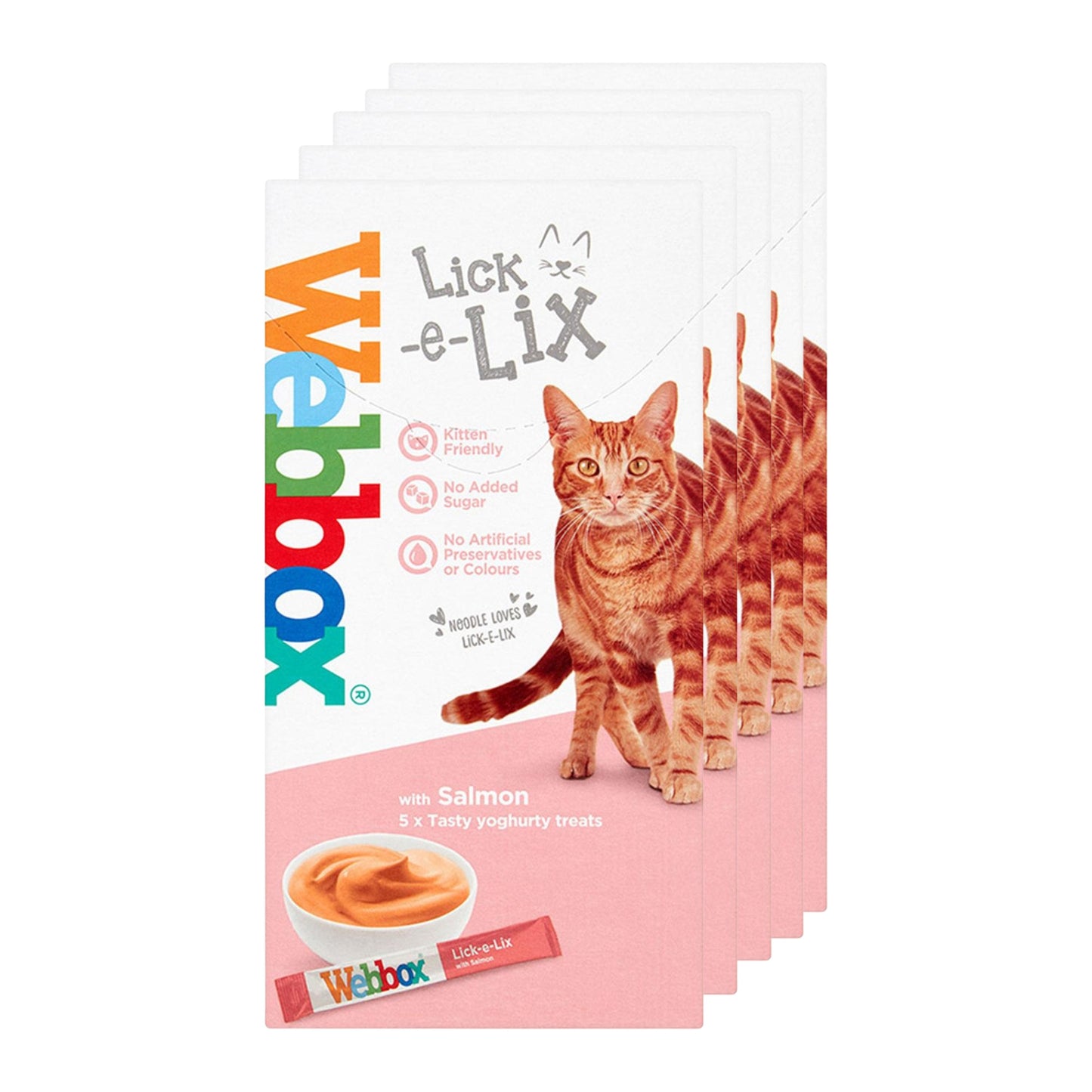 Webbox Lick-E-Lix Salmon Puree Cat Treat