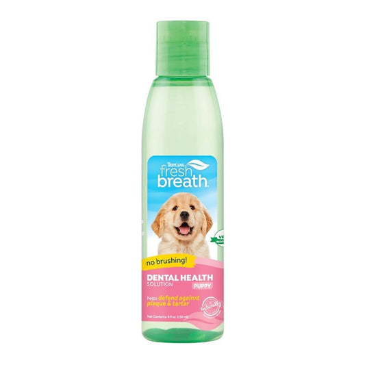 TropiClean Fresh Breath Dental Health Solution for Puppies 473mL