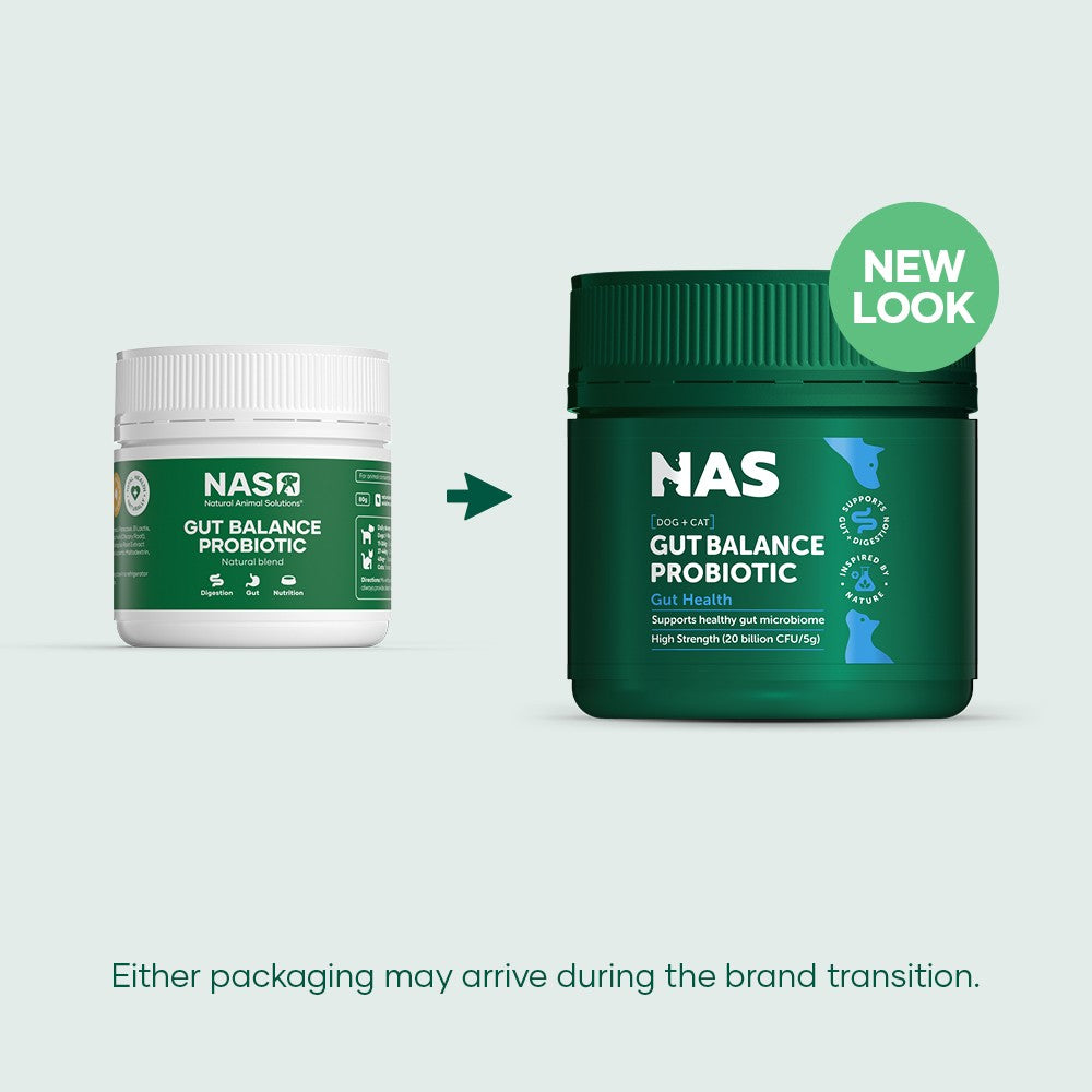 NAS Gut Balance Probiotic Dog & Cat Supplement